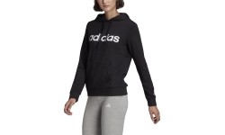 Bluza damska Adidas W Lin FT Hoodie czarna GL0635