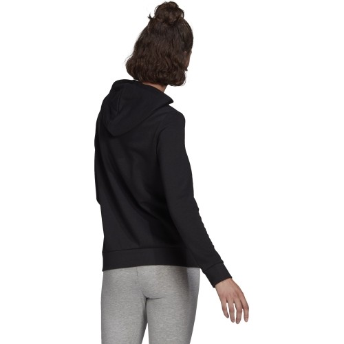 Bluza damska Adidas W Lin FT Hoodie czarna GL0635