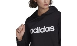 Bluza damska Adidas W Lin FT Hoodie czarna GL0635