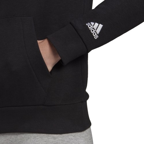 Bluza damska Adidas W Lin FT Hoodie czarna GL0635