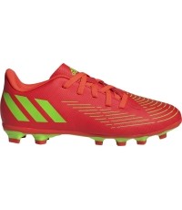 Adidas Predator Edge 4 FxG J młodzieżowe buty piłkarskie, czerwone GW0970