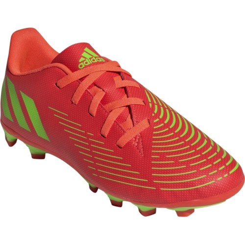 Adidas Predator Edge 4 FxG J młodzieżowe buty piłkarskie, czerwone GW0970