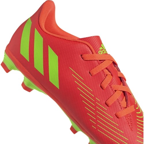 Adidas Predator Edge 4 FxG J młodzieżowe buty piłkarskie, czerwone GW0970