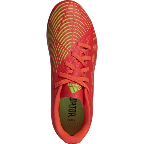 Adidas Predator Edge 4 FxG J młodzieżowe buty piłkarskie, czerwone GW0970