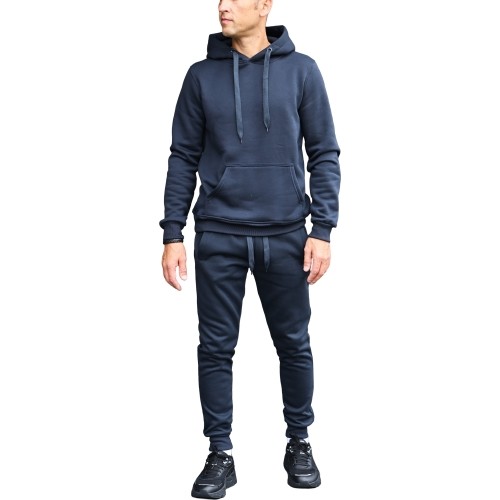 J.Style męski dres polarowy, niebieski 68C10381-25