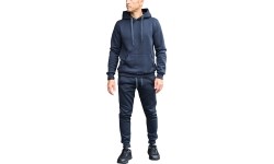 J.Style męski dres polarowy, niebieski 68C10381-25
