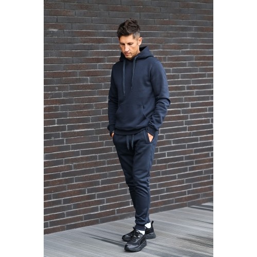 J.Style męski dres polarowy, niebieski 68C10381-25