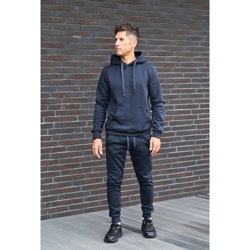 J.Style męski dres polarowy, niebieski 68C10381-25