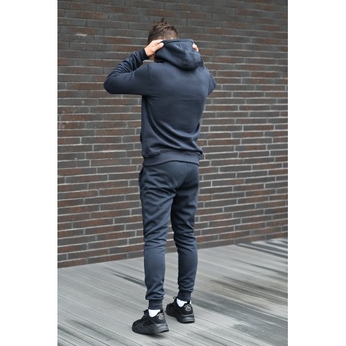 J.Style męski dres polarowy, niebieski 68C10381-25