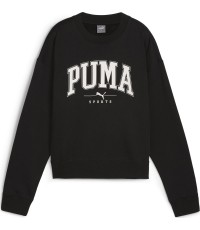 Puma Džemperis Moterims Squad Crew Fl Black 681539 01