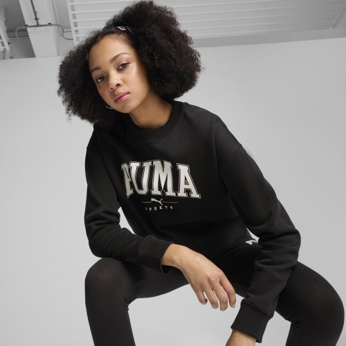 Bluza damska Puma Squad Crew FL Black 681539 01