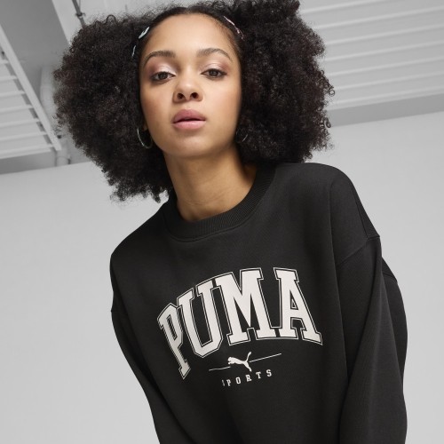Bluza damska Puma Squad Crew FL Black 681539 01