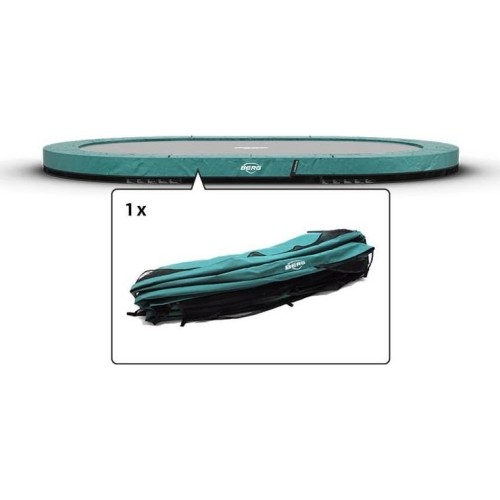 Grand Champion osłona sprężyn do trampoliny naziemnej InGround 470, zielona (22 cm)