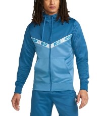 Nike Džemperis Vyrams Nsw Repeat Pk Fz Hoodie Blue DM4672 407