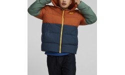 Kurtka męska Puma Power Hooded Down Puff Orange Green Blue 849335 64