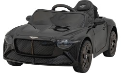 Bentley Bacalar, czarny samochód elektryczny dla dzieci