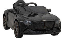 Bentley Bacalar, czarny samochód elektryczny dla dzieci
