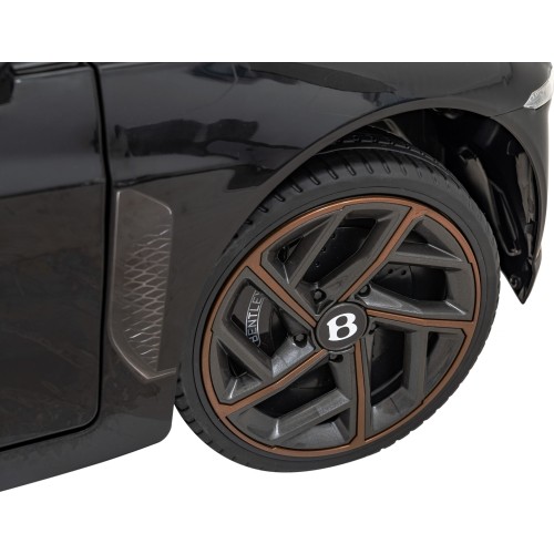 Bentley Bacalar, czarny samochód elektryczny dla dzieci