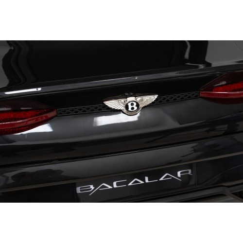 Bentley Bacalar, czarny samochód elektryczny dla dzieci