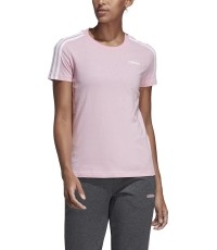 Adidas Palaidinė W E 3S Slim Tee Pink