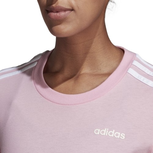 Adidas Palaidinė W E 3S Slim Tee Pink
