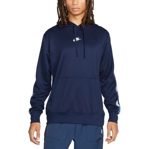 Bluza męska Nike M NSW Repeat PO Hoodie, niebieska DQ4979 498