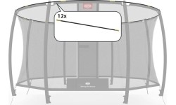 Zestaw rurek stelaża siatki ochronnej Grand Safety Net Deluxe 470 (wersja .00)