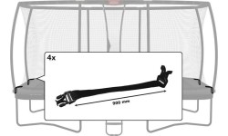 Klamra siatki ochronnej Ultim Safety Net DLX XL (900 mm) (4 szt.)