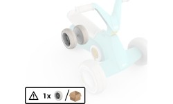 BERG GO² Mint - tylne koło