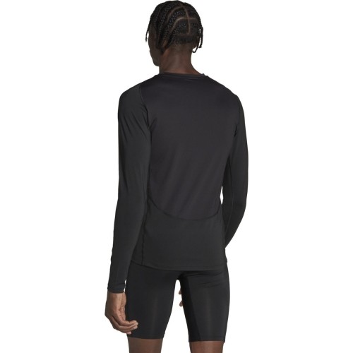 Koszulka męska Adidas Techfit Aeroready Long czarna HP0626