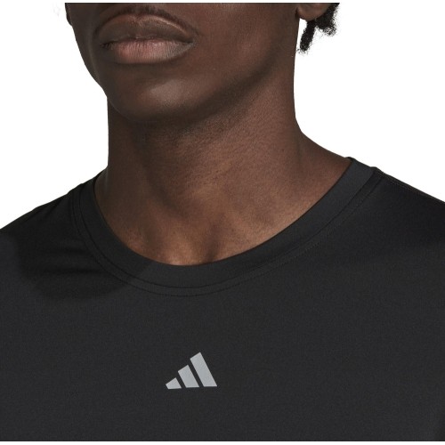 Koszulka męska Adidas Techfit Aeroready Long czarna HP0626