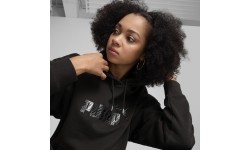 Bluza damska Puma Ess+ Animal Hoodie Fl Black 681492 01