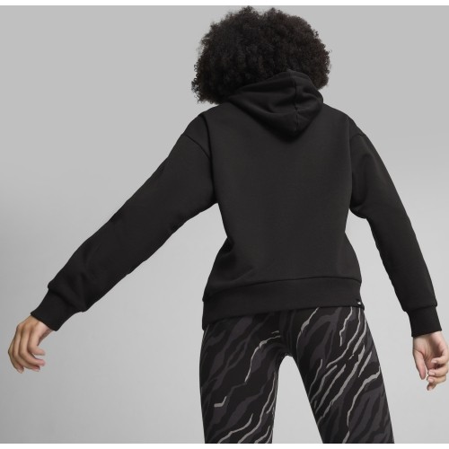 Bluza damska Puma Ess+ Animal Hoodie Fl Black 681492 01
