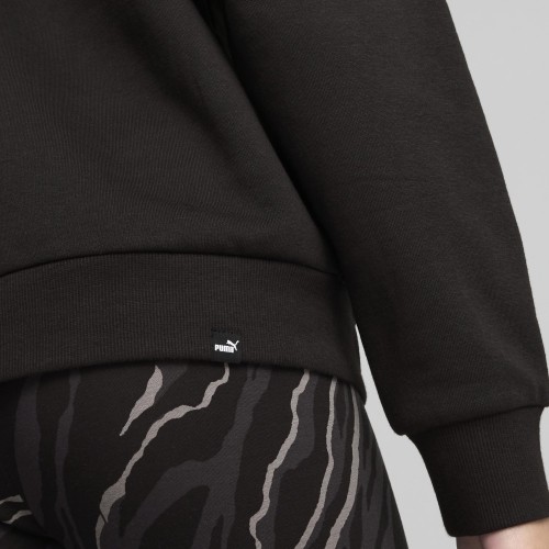 Bluza damska Puma Ess+ Animal Hoodie Fl Black 681492 01