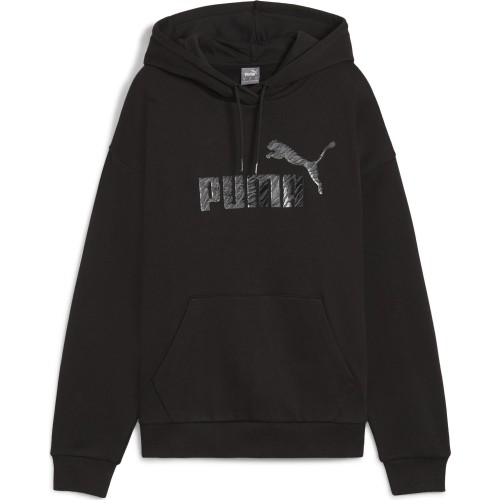 Bluza damska Puma Ess+ Animal Hoodie Fl Black 681492 01