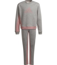 Adidas Sportinis Kostiumas Mergaitėms G Bos Co Ts Grey Pink H57225