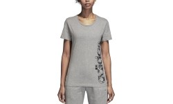 Bluzka Adidas AOP Linear Tee Grey Heather DJ1600