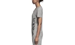 Bluzka Adidas AOP Linear Tee Grey Heather DJ1600