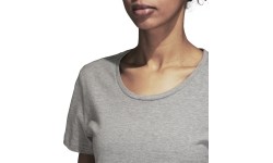 Bluzka Adidas AOP Linear Tee Grey Heather DJ1600