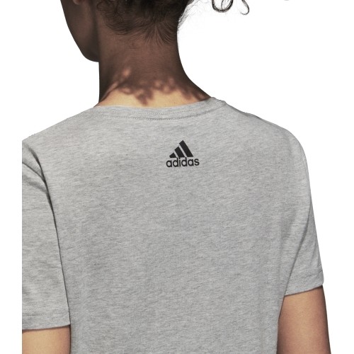 Adidas Palaidinė AOP Linear Tee Grey Heather