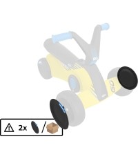 BERG GO² SparX Yellow - osłona przedniego koła (2x)