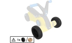 BERG GO² SparX Yellow - przednie koło