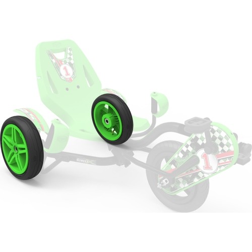 Koło zielone 12.5x3.00-9 slick