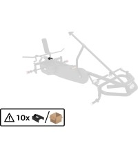 XL Frame - U-bracket plastikowy do ramy krzesła (10x)