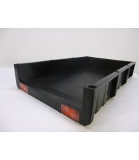 Duża przyczepa - kontenerowa, czarna