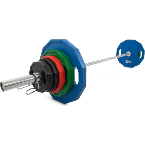 Zestaw talerzy olimpijskich Newton Fitness OP-100 z powłoką gumową