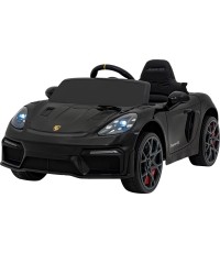 Pojazd elektryczny dla dzieci Porsche Spyder RS 718 czarny MP4