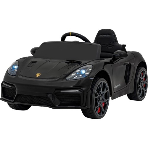 Pojazd elektryczny dla dzieci Porsche Spyder RS 718 czarny MP4