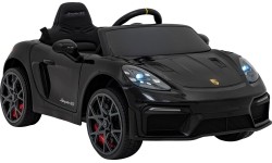 Pojazd elektryczny dla dzieci Porsche Spyder RS 718 czarny MP4
