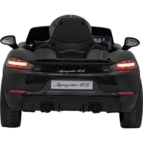 Pojazd elektryczny dla dzieci Porsche Spyder RS 718 czarny MP4